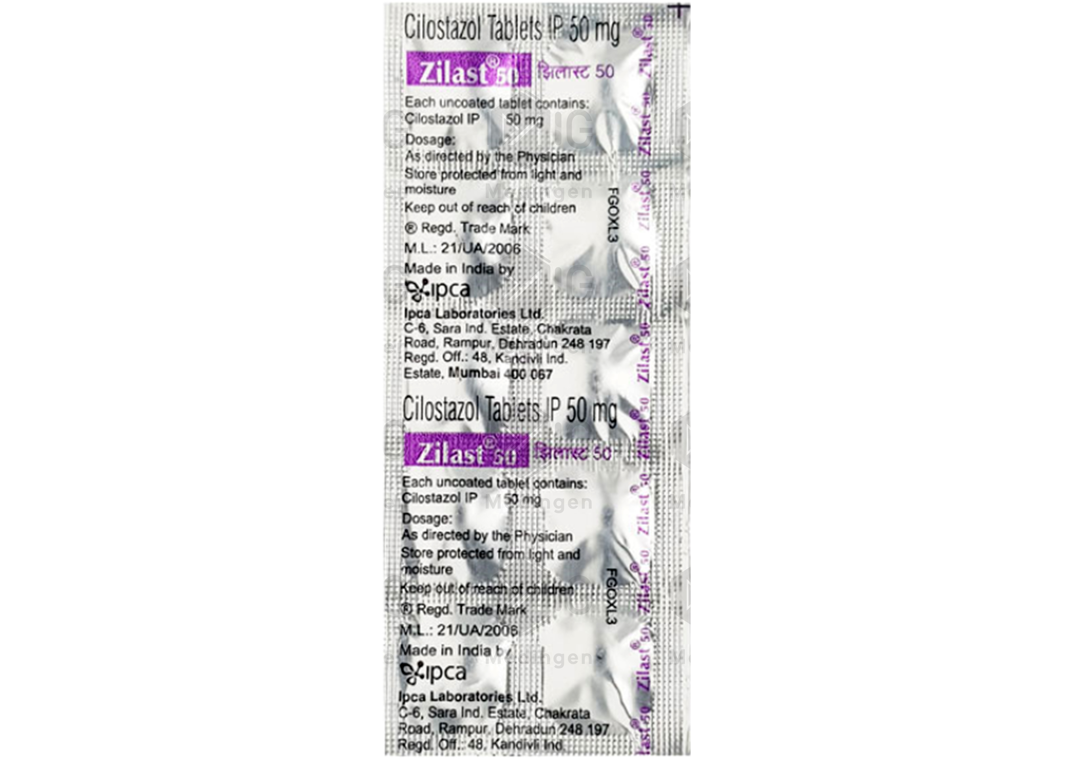ZILAST 50MG
